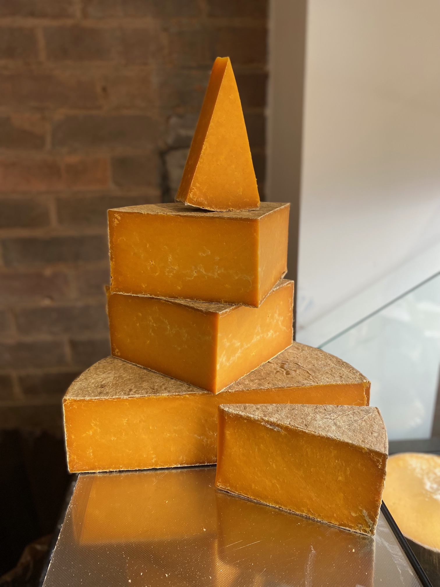The cheese counter inside Magdalen Cheese & Provisions at 71 Magdalen Road, Exeter